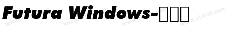Futura Windows字体转换 Futura Windows字体转换